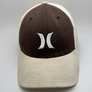 Hurley Hat Cap Men’s Flex Fit Small/Medium Tan Brown GR43
